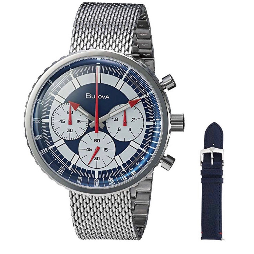 Special Edition Bulova Archives Series Blue Dial 46MM Quartz 96K101